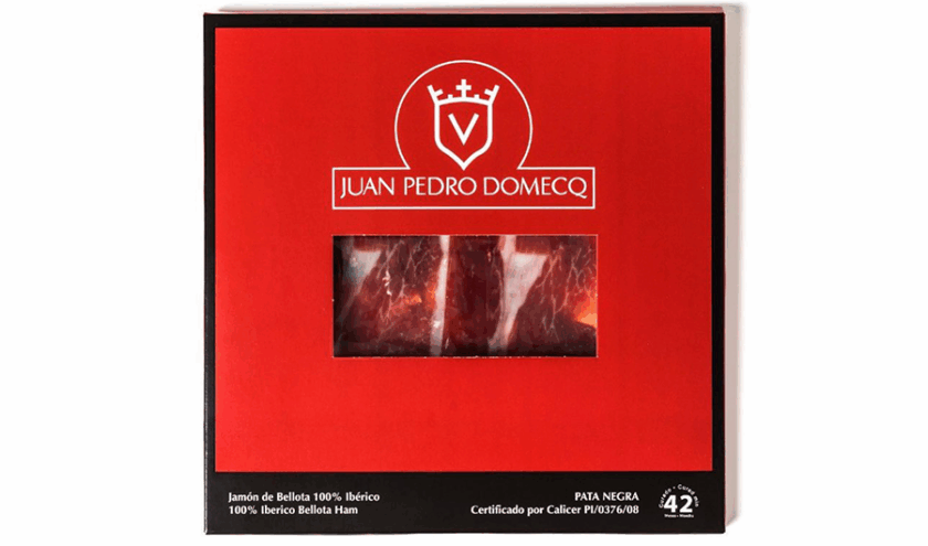 Planche découpé à la main jambon pata negra ibérique Juan Pedro Domecq